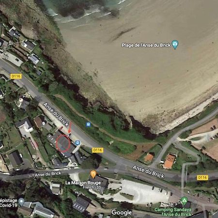 Au Petit Brick - Cosy Beachfront House Maupertus-sur-Mer Экстерьер фото